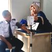 Captain (driver bus) DAMRI saat cek kesehatan sebelum melakukan perjalanan. Foto istimewa/dok/ahmad