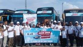 TPK Koja berangkatkan 250 pemudik tujuan Yogyakarta. Foto istimewa
