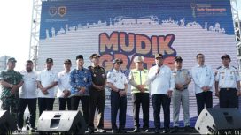 Pelepasan mudik gratis Kemenhub dengan bus