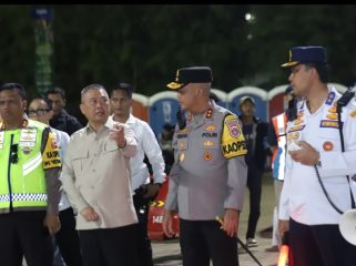 Menhub dan jajaran juga stakeholder di Pelabuhan Merak