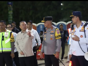 Menhub dan jajaran juga stakeholder di Pelabuhan Merak