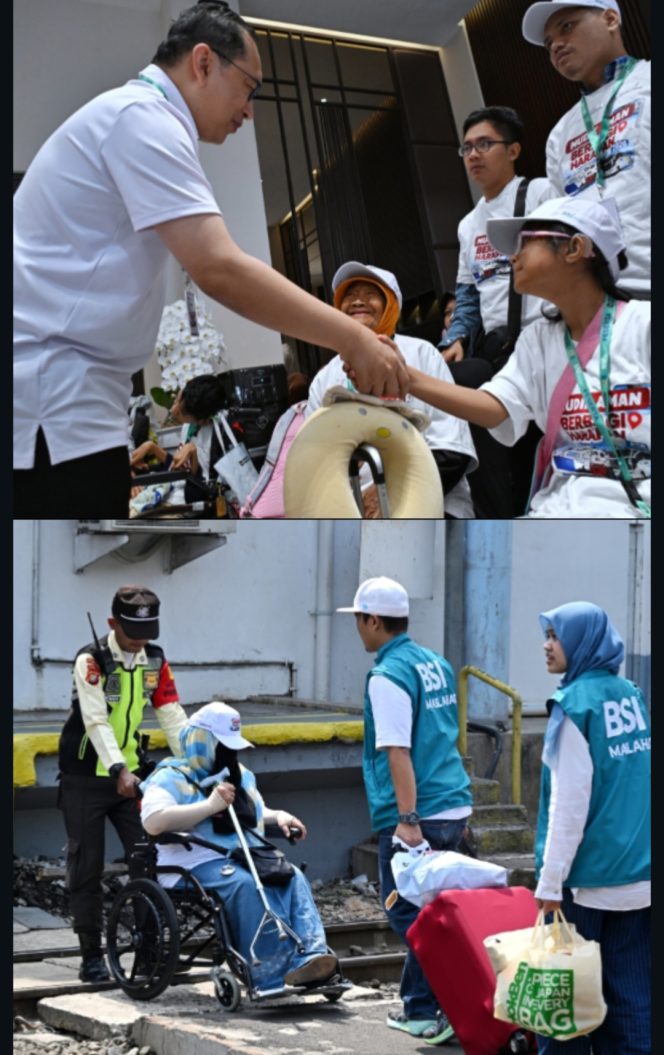 
 Kemenhub Lepas 303 Peserta Mudik Gratis Ramah Anak dan Disabilitas dengan KA