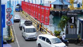 Kondisi di penyeberangan Ketapang-Gilimanuk