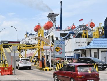 Suasana di Pelabuhan Bakauheni