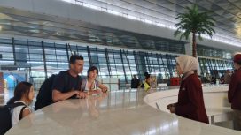 Suasana di Terminal 3 Bandara Soetta