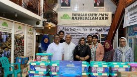 Pelindo Solusi Digital Berbagi Sembako. Foto/ILCS 