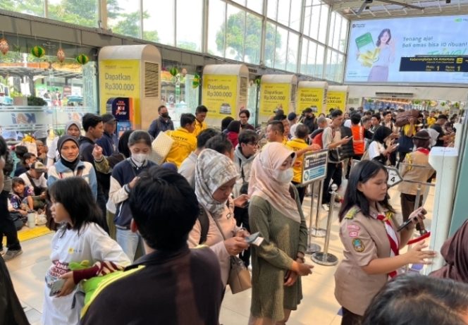 
 Penjualan Tiket Lebaran di Daop 1 Jakarta Tembus 743 Ribu, Okupansi KA Jarak Jauh Capai 69%