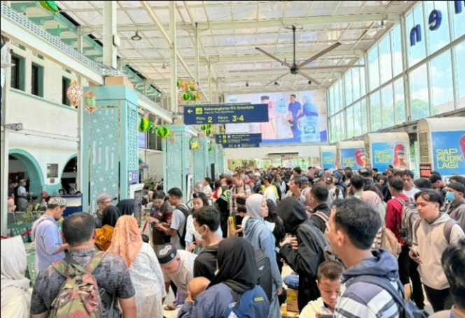 
 Arus Balik Memuncak, Lebih dari 221 Ribu Pelanggan KA Jarak Jauh Dijadwalkan Berangkat