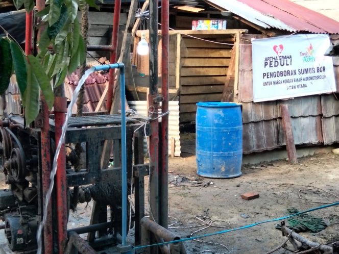 
 Sumur Bor untuk Warga Terdampak Bencana di Aceh Utara Rampung, Aktivis: Ini Awal Pemulihan