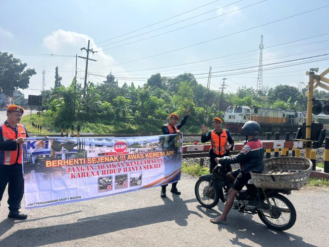 
 KAI Daop 7 Madiun Gencarkan Sosialisasi Keselamatan Pasca Angkutan Lebaran 2026