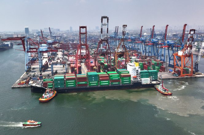 
 Pengaturan Gate Pass Terkoordinasi dan Terukur, Arus Barang di Pelabuhan Tanjung Priok Tetap Lancar