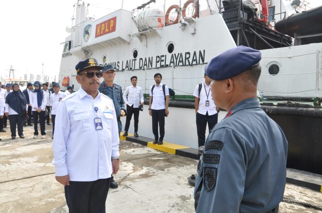 
 Pangkalan PLP Tanjung Priok Terima Kunjungan Praktek Kerja Lapangan In House Training Transportasi Laut Itjen Kemenhub