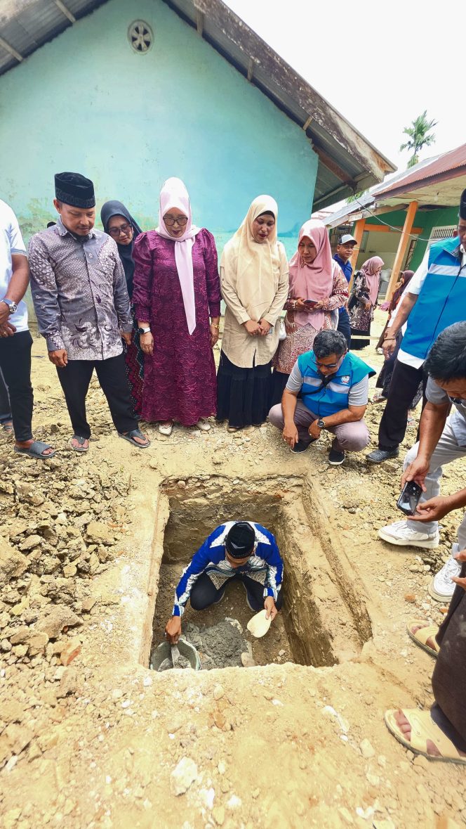 
 Seusama Peduli Mulai Pembangunan 15 Balai Pengajian di Aceh Utara, Ditandai Peletakan Batu Pertama