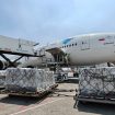 Armada Garuda Indonesia dengan 15 ton Logistik untuk dikirim ke Jeddah