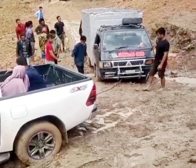 
 Akses Jalan Utama Takengon – Gayo Lues Putus, Jalan Alternatif Rusak Parah