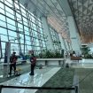 Suasana di Teeminal.3.Bandara Soetta usai gangguan yang sudah diatasi