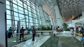 Suasana di Teeminal.3.Bandara Soetta usai gangguan yang sudah diatasi