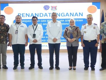 Sesditjen Hubla bersama jajaran dan Bupati.Mamuju