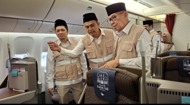 Dirut Garuda Indonesia tinjau kesiapan armada angkutan haji