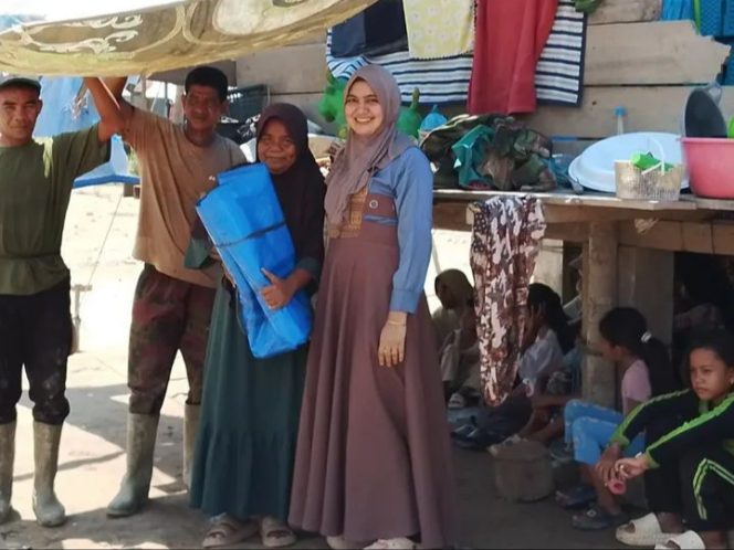 
 Distribusi Bantuan untuk Warga Lubok Pusaka Terus Berlanjut, Sumur Bor hingga Terpal Disalurkan