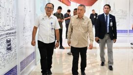 Menhub Dudy di Terminal 2F Bandara Soetta