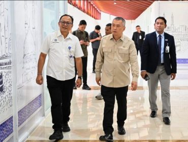 Menhub Dudy di Terminal 2F Bandara Soetta