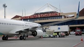 Armada Garuda Indonesia di Bandara Palembang (dok)