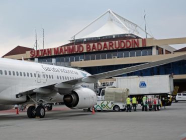 Armada Garuda Indonesia di Bandara Palembang (dok)