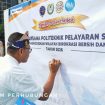 Tandatangan Pakta Integritas di Poltekpel Surabaya