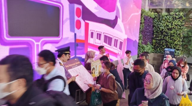 Kampanye di Stasiun Sudirman