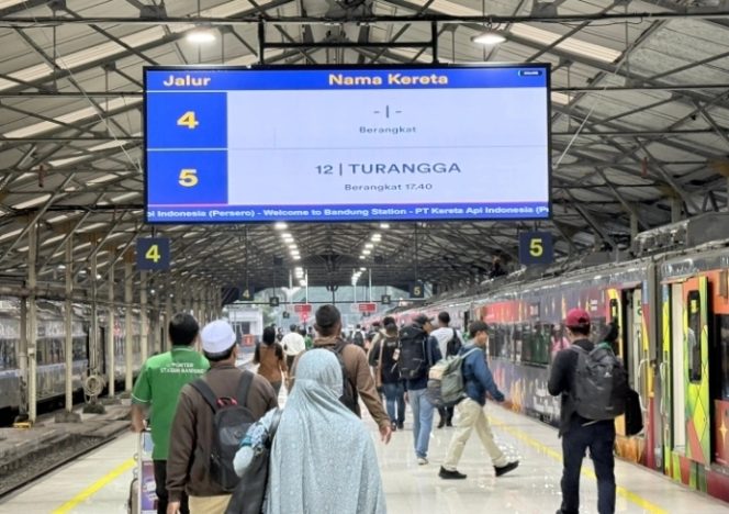 
 Awal Libur Panjang Paskah, Volume Penumpang Kereta Api Tembus 183 Ribu