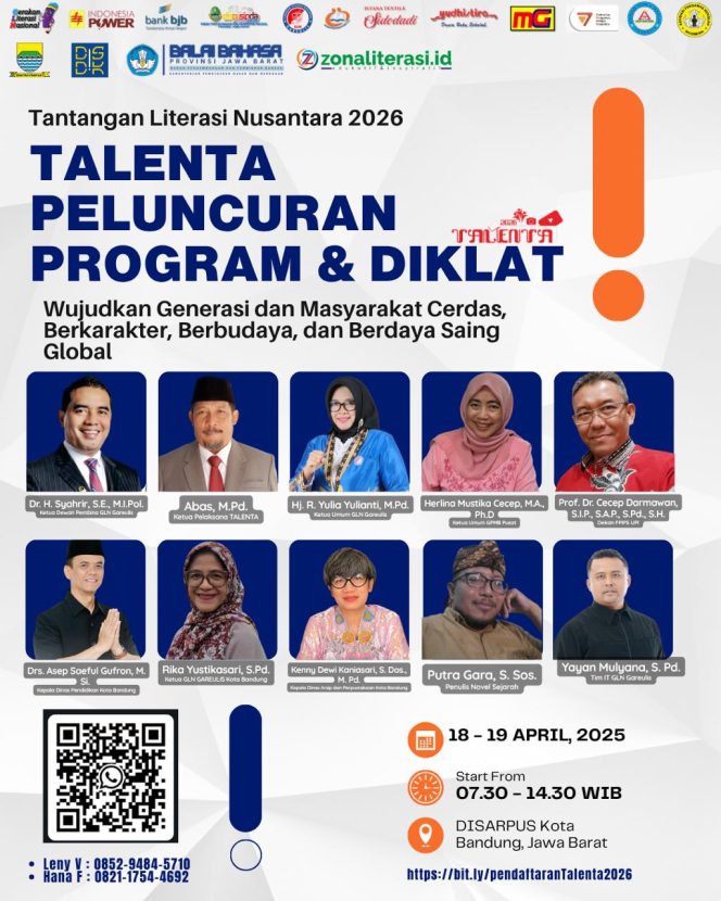 
 GLN Gareulis Luncurkan TALENTA 2026, Dorong Literasi sebagai Gerakan Transformatif