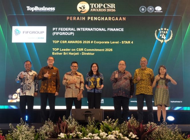 
 FIFGROUP Raih Penghargaan TOP CSR Awards 2026 atas Komitmen Berkelanjutan 