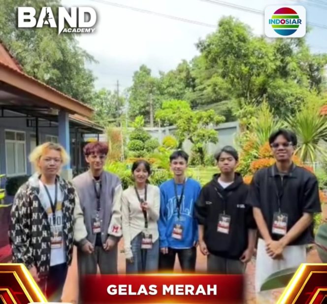 
 Gelas Merah, Band Pop SMA Asal Jakarta Siap Unjuk Gigi di Band Academy Indosiar