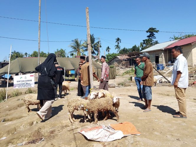 
 Bismika Qurban Salurkan 45 Ekor Hewan Kurban untuk Penyintas Bencana Hidrometeorologi di Aceh