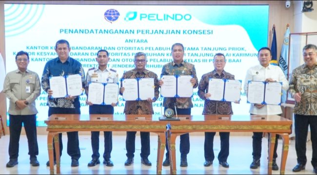 Penandatanganan Konsesi Pelabuhan 