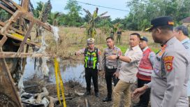 Peninjauan tkp kecelakaan di Muratara, Sumsesl