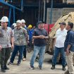 Direktur Produksi saat tinjau kebun karet di Bengkulu