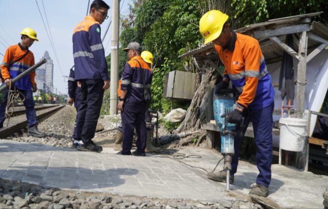
 Penutupan perlintasan sebidang