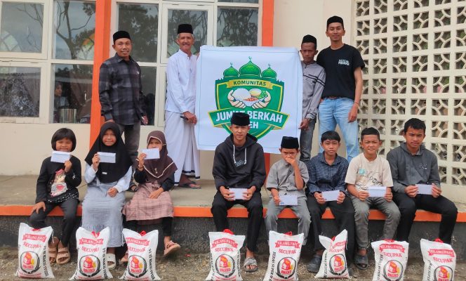
 Komunitas Jum’at Berkah Aceh Tebar Kepedulian untuk Yatim dan Pesantren di Aceh Tengah