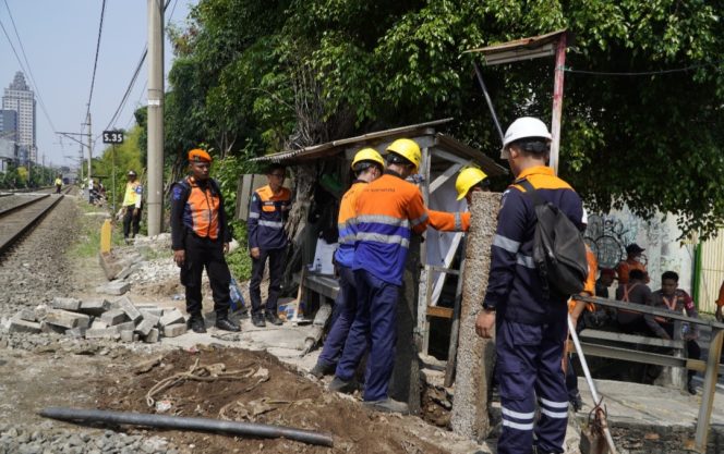 
 Pekerjaan penutupan perlintasan sebidang (ist)  