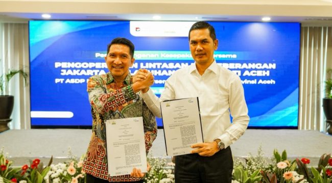 Wadirut ASDP dan Sekda Aceh