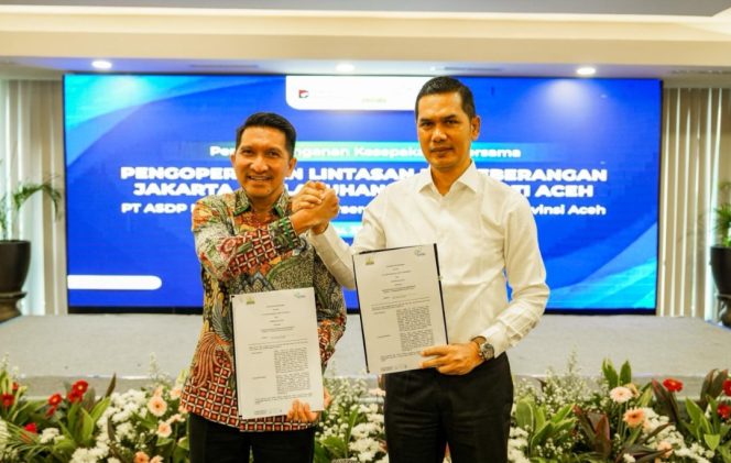 
 Wadirut ASDP dan Sekda Aceh