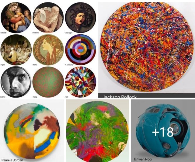 
 Pameran Seni Rupa : “Circles, Rounds, Spheres” – Mengolah Fokus Visual dan Kesan Dinamis