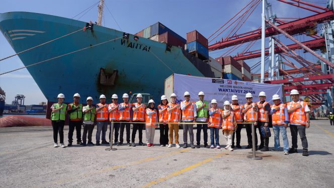
 Perkuat Perdagangan Intra-Asia, IPC TPK Layani Perdana Service SCJX X-Press Feeders