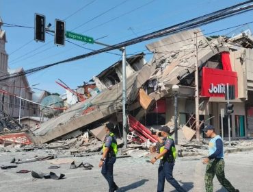 Gempa bumi dahsyat berkekuatan magnitudo 7,8 mengguncang wilayah lepas pantai Pulau Mindanao, Filipina, pada pagi hari, 8 Juni 2026. Foto: New Straits Times.