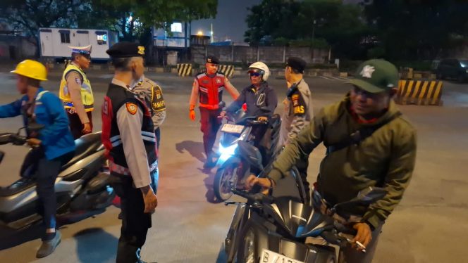 
 Patroli Malam Cipta Kondisi Polres Pelabuhan Tanjung Priok, Cegah Kamtibmas