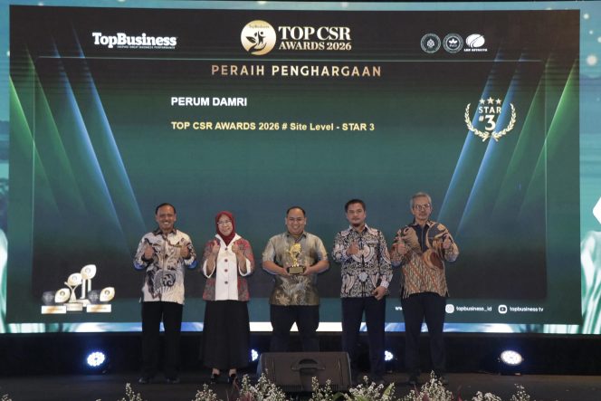
 DAMRI Raih TOP CSR Awards 2026, Penguatan TJSL Dinilai Selaras dengan Transformasi Transportasi Berkelanjutan