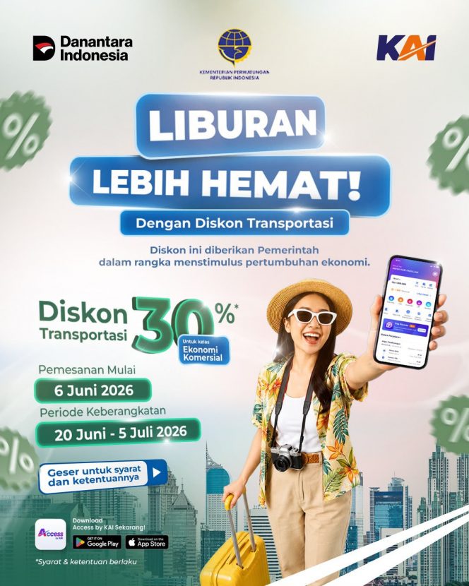 
 KAI Siapkan 1,17 Juta Kursi, Penjualan Tiket Diskon 30 Persen Tembus 86 Ribu dalam Tiga Hari