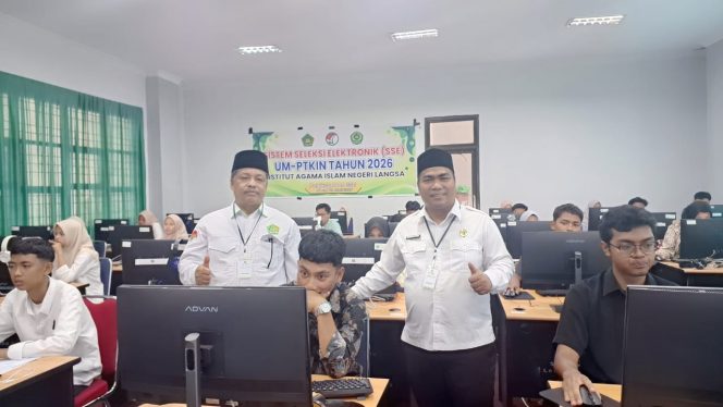 
 Calon Mahasiswa Baru IAIN Langsa Ikuti Ujian SSE UM-PTKIN 2026